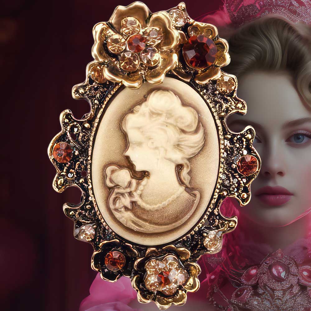 Vintage Cameo Brooches